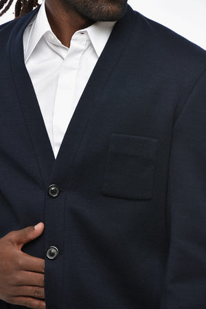 MM1 MM10 Wool-Blend 3-Button Blazer with Patch Pockets