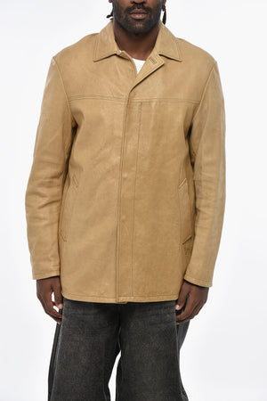 RED TAG Leather Jacket NICO with Concealed Buttoning