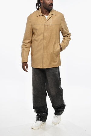 RED TAG Leather Jacket NICO with Concealed Buttoning
