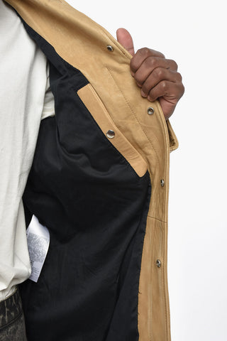 RED TAG Leather Jacket NICO with Concealed Buttoning