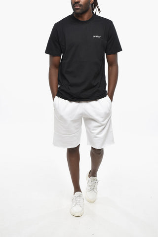 Crew Neck WINDY ARROW T-Shirt with Back Print