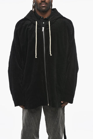 DRKSHDW Padded Corduroy Jacket with Hood