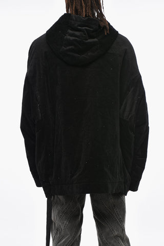 DRKSHDW Padded Corduroy Jacket with Hood