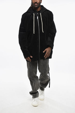 DRKSHDW Padded Corduroy Jacket with Hood