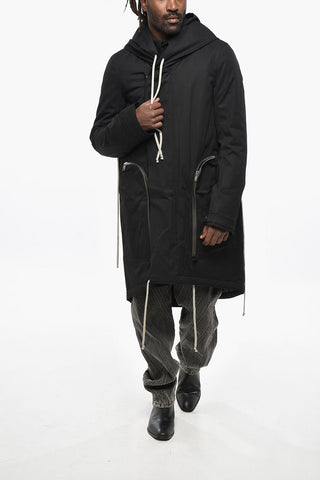 Padded BAUHAUS FISHTAIL Parka with Asymmetric Hem