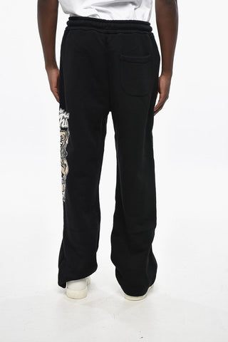 Brushed Cotton Joggers DRAGON with Print