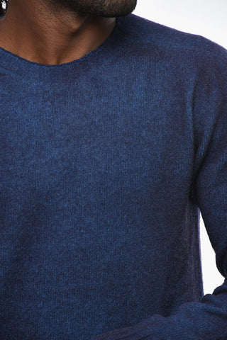 Rundhalspullover aus Kaschmir-Mix