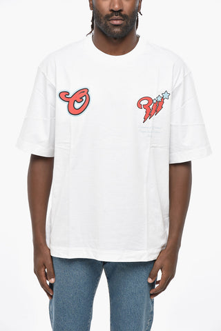 Crew Neck SCORPIO SKATE T-Shirt with Back Print