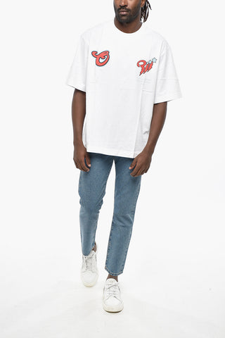 Crew Neck SCORPIO SKATE T-Shirt with Back Print