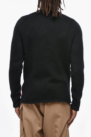 Pullover NORMAN in Misto Lana Effetto Distressed