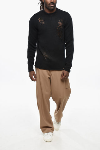 Pullover NORMAN in Misto Lana Effetto Distressed