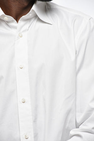 Hemd aus Baumwoll-Popeline mit französischem Kragen
