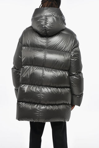 Oversized STORM Down Jacket with Collar-Shaped Hood