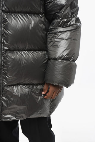 Oversized STORM Down Jacket with Collar-Shaped Hood