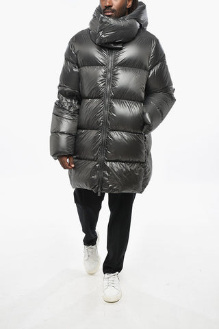 Oversized STORM Down Jacket with Collar-Shaped Hood