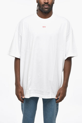 Crew Neck SMILE ARROW Cotton T-Shirt