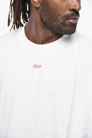 Crew Neck SMILE ARROW Cotton T-Shirt