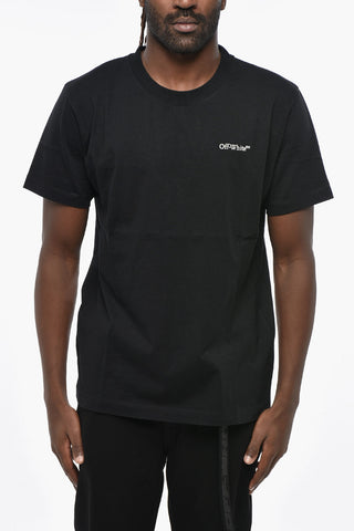 Cotton T-Shirt CLOUD ARROW with Print and Embroidery