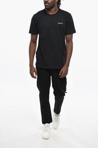 Cotton T-Shirt CLOUD ARROW with Print and Embroidery