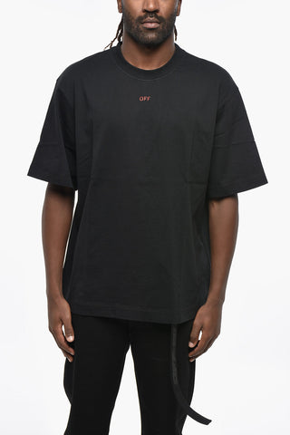 Crew Neck OFF STAMP Cotton T-Shirt