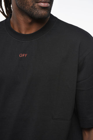 Crew Neck OFF STAMP Cotton T-Shirt