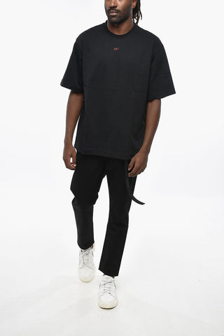 Crew Neck OFF STAMP Cotton T-Shirt