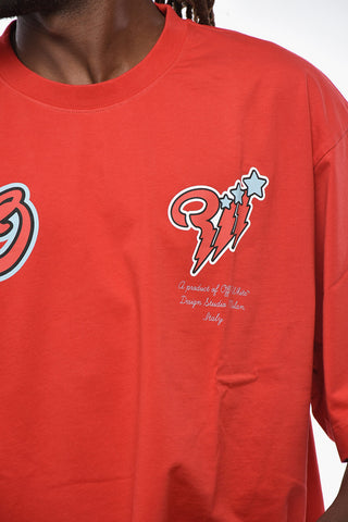 Crew Neck SCORPIO SKATE T-Shirt with Back Print