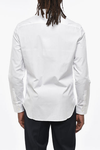 MM14 Poplin Cotton Shirt with Hidden Buttoning