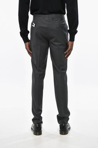 Stretch Virgin Wool Skinny Fit Pants
