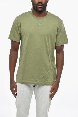 Crew Neck STITCH ARROW T-Shirt with Embroidery