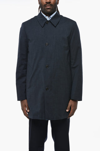 Jacke aus Wolle und Leinen mit herausnehmbarem Innen-Gilet