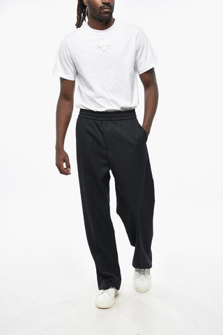 Straight Leg LENNON Pants with Elastic Waistband