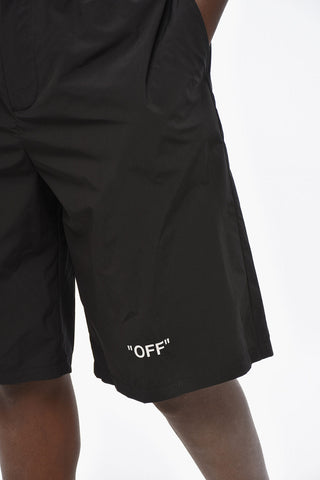 Nylon-Shorts OFF QUOTE mit elastischem Bund