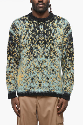 RED TAG Pullover Girocollo in Misto Lana Eyelash