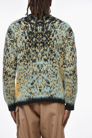 RED TAG Pullover Girocollo in Misto Lana Eyelash