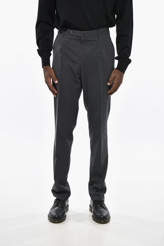 Double-Pleated Wool Blend PREPPY FIT Pants