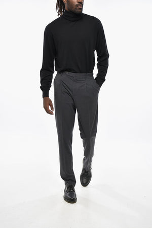 Double-Pleated Wool Blend PREPPY FIT Pants