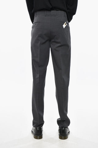 Double-Pleated Wool Blend PREPPY FIT Pants