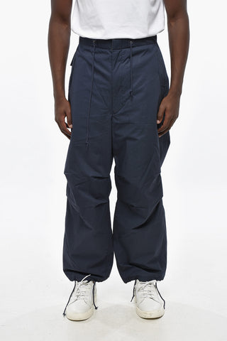 Padded Technical Pants with Elastic Waist