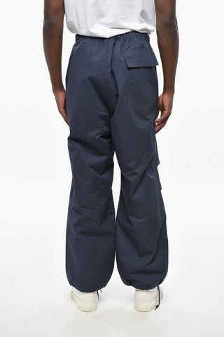 Padded Technical Pants with Elastic Waist