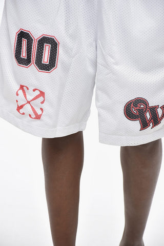 Mesh Shorts GOTHIC LOGO With Elastic Waistband