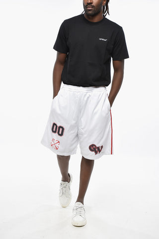 Mesh Shorts GOTHIC LOGO With Elastic Waistband