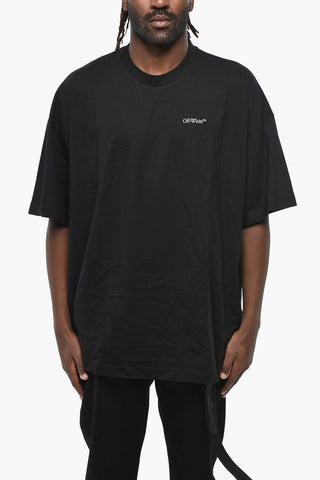 Crew Neck VANISH ARROW T-Shirt with Back Print