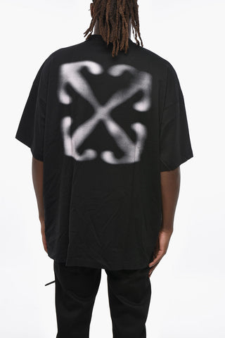 Crew Neck VANISH ARROW T-Shirt with Back Print