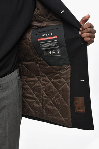 Wool Blend ALFREDO Coat with Quilted Lining