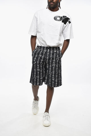 Shorts TYPE aus bedruckter Viskose