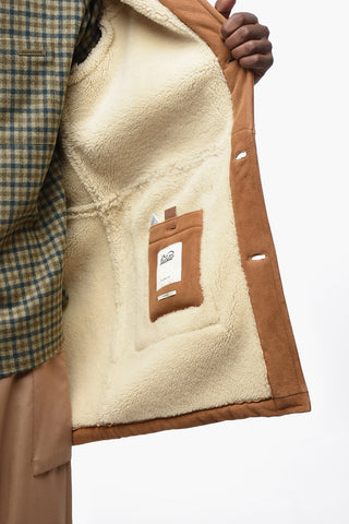 Suede NORRLAND Shearling Coat