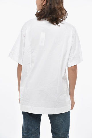 Oversize Fit Crewneck T-Shirt with Printed Logo