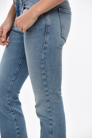 Jeans Slim Fit in Denim Lavaggio Medio 17cm