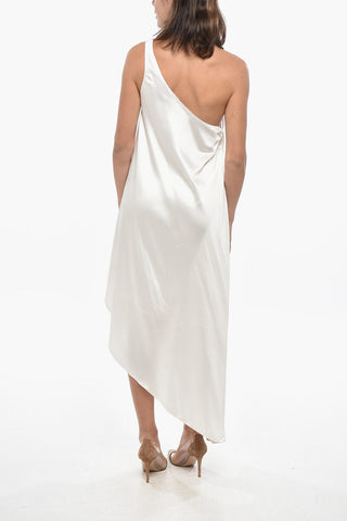 Vestito Monospalla in Satin